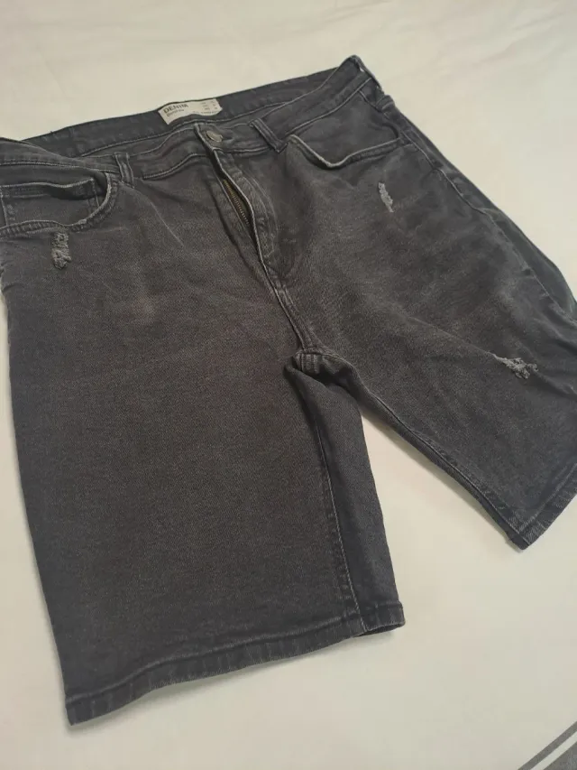 Pantalones cortos vaqueros negros