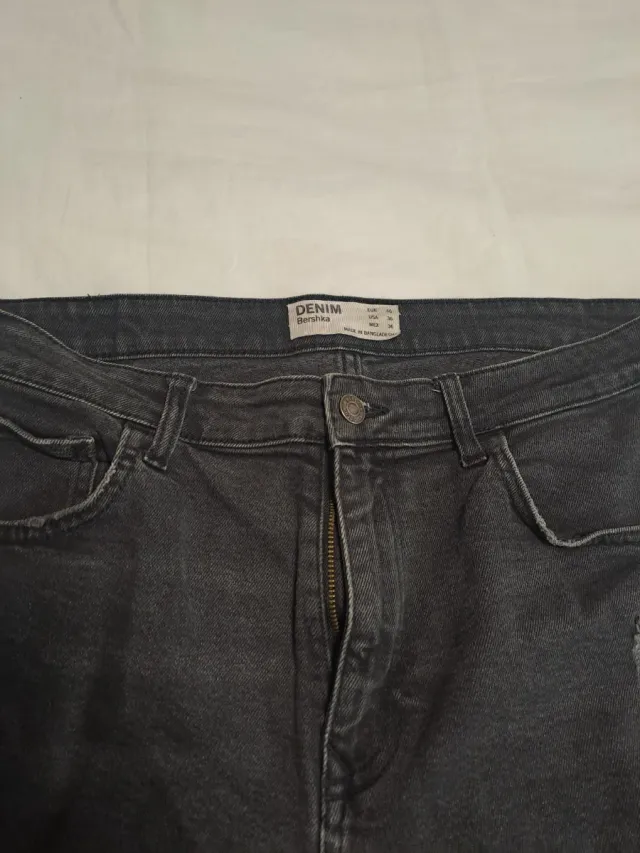 Pantalones cortos vaqueros negros