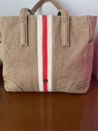 Bolso Tote Purificación García Lona Rayas