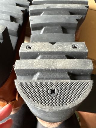 Botas de cuero marrones talla 37