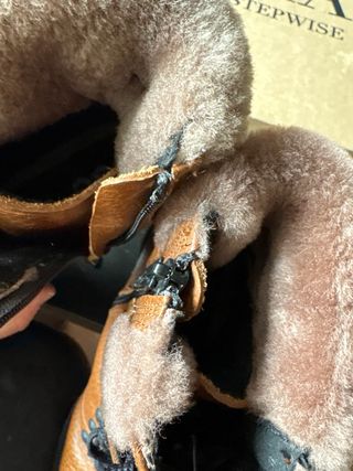 Botas de cuero marrones talla 37