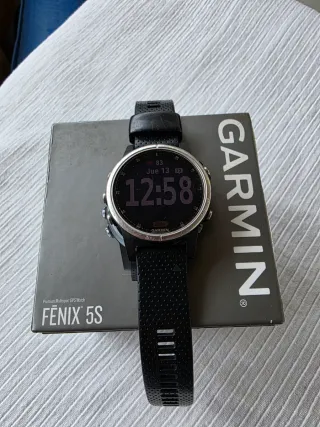 Garmin Fenix 5S Plus Negro/Plata