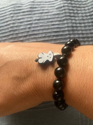 Pulsera Tous Negra con Oso