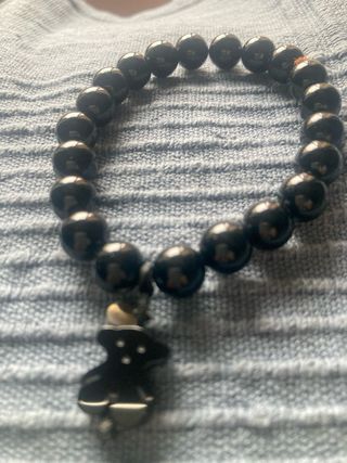 Pulsera Tous Negra con Oso
