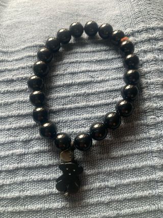Pulsera Tous Negra con Oso