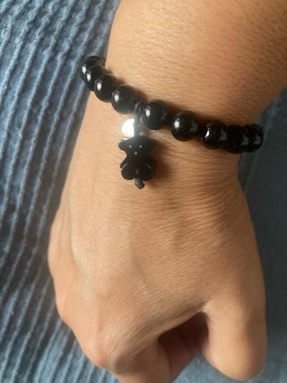 Pulsera Tous Negra con Oso