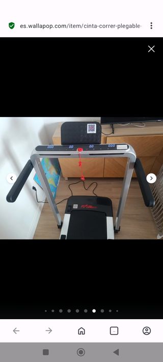 Cinta de correr eléctrica plegable