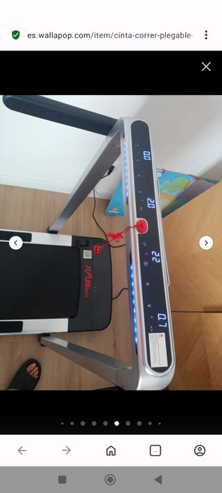 Cinta de correr eléctrica plegable
