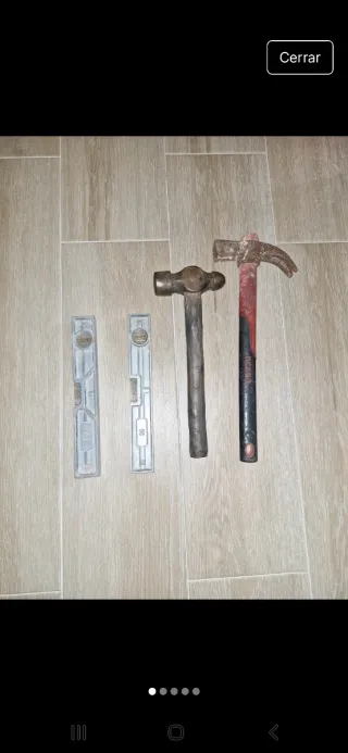 Lote herramientas construcción