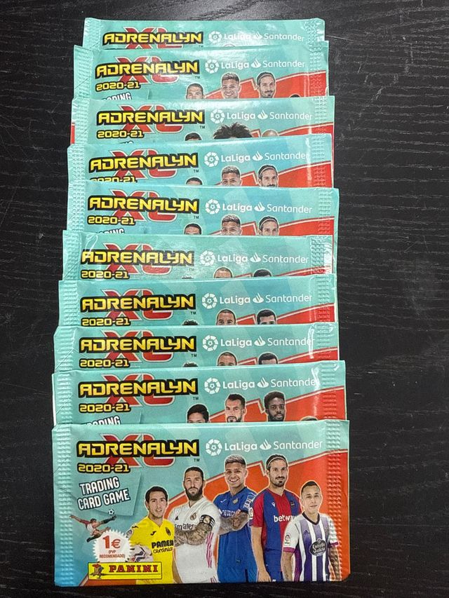 10 Sobres Adrenalyn XL LaLiga Santander 2020-21