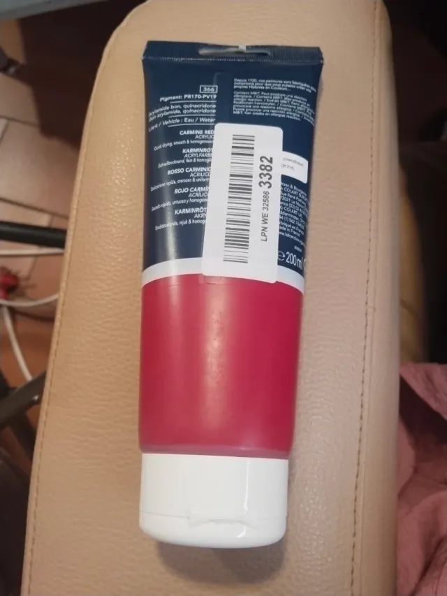 Pintura Acrílica Lefranc Bourgeois Rouge Carmin