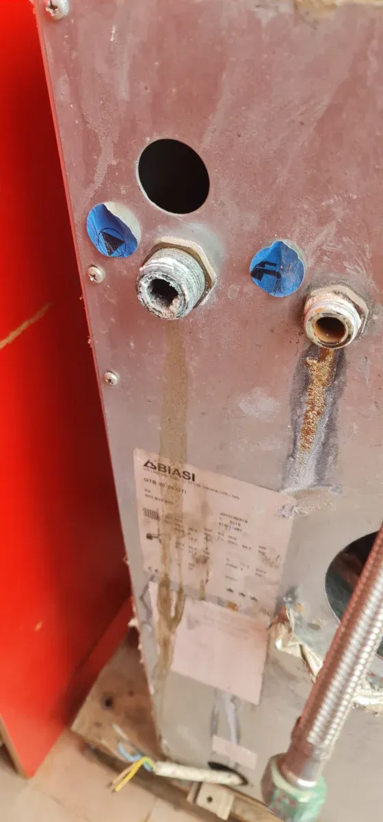 Caldera gasoil Biasi y deposito