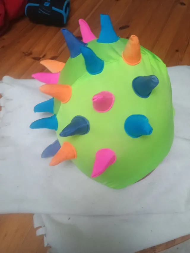 Decoración Casco Esquí Infantil Pinchos Goma