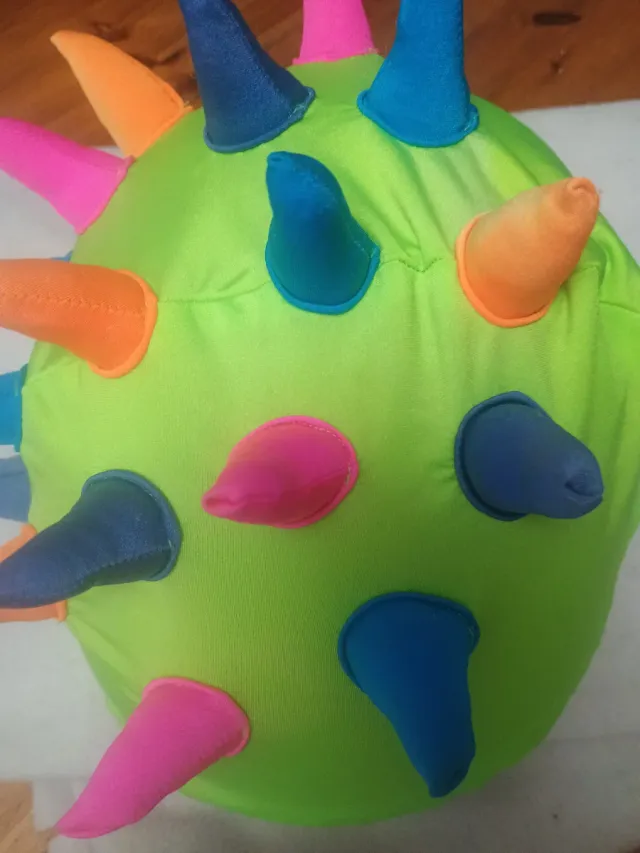 Decoración Casco Esquí Infantil Pinchos Goma