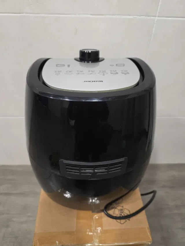 Freidora de aire Silvercrest negra