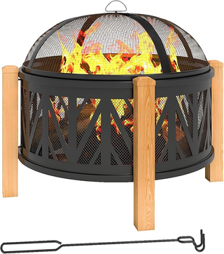 Braciere 2 in 1, diametro 75 x 58 cm, con parascin