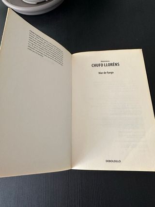 Mar de fuego (Spanish Edition)