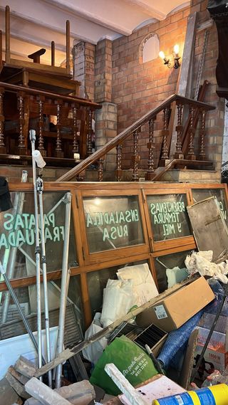 5 Puertas Madera con Cristales