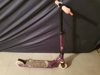 Patinete Oxelo MID 5 Violeta + Casco S