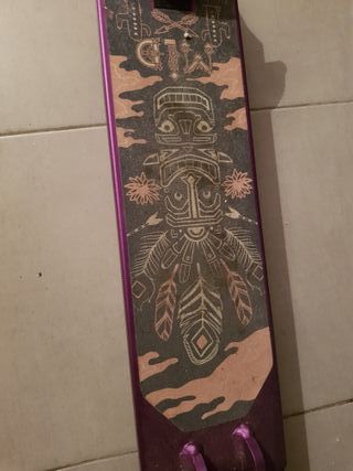 Patinete Oxelo MID 5 Violeta + Casco S