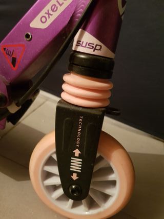 Patinete Oxelo MID 5 Violeta + Casco S