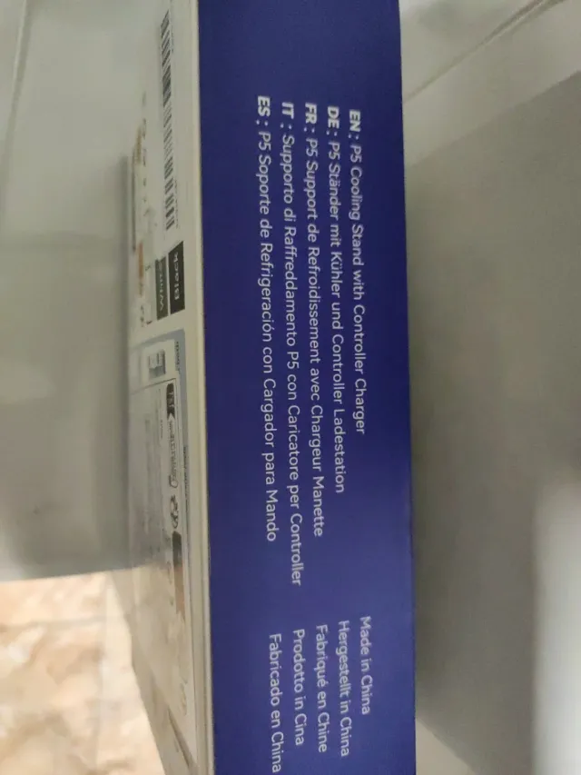 Soporte PS5 Slim y ps5 pro  con Cargador y Ventila