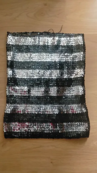 Top palabra de honor lentejuelas