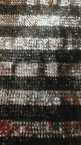 Top palabra de honor lentejuelas