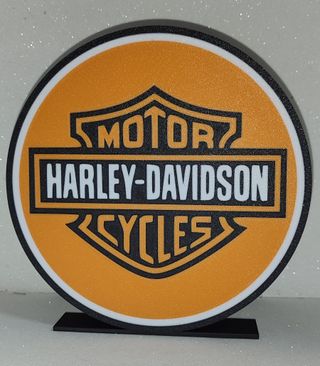 Lámpara LED Logo Harley Davidson 20% DESCUENTO