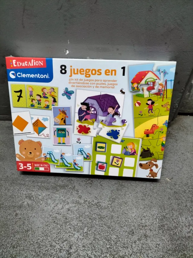 Clementoni Education 8 Juegos en 1
