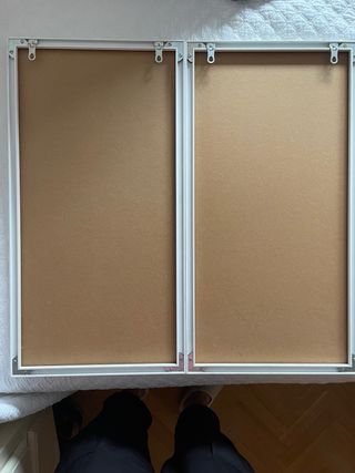 Set di 2 quadri con fiori ad acquerello