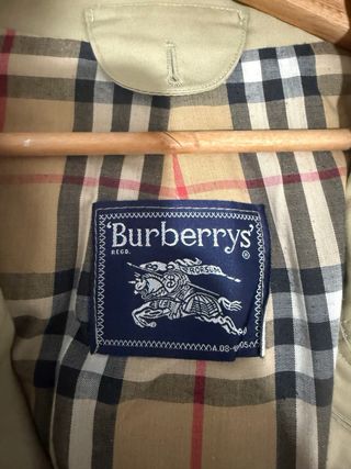 Gabardina Burberry Beige Clásica