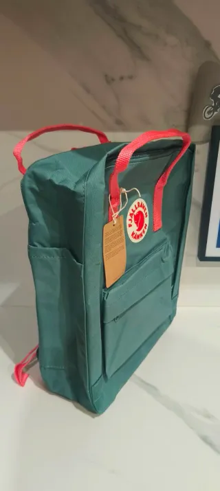 Mochila kankën Verde y Rosa