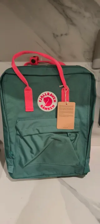 Mochila kankën Verde y Rosa