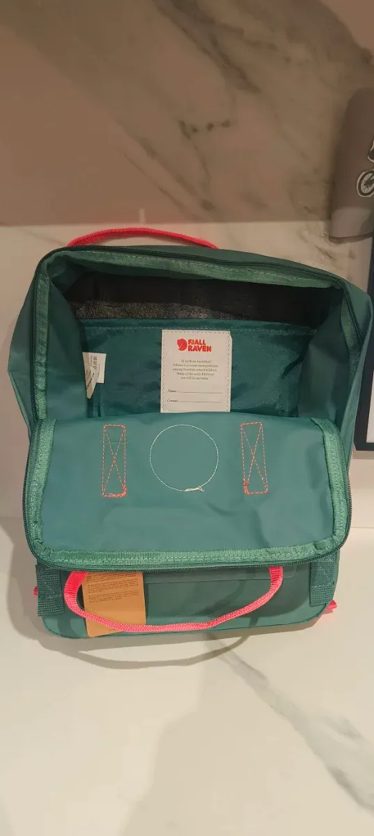 Mochila kankën Verde y Rosa