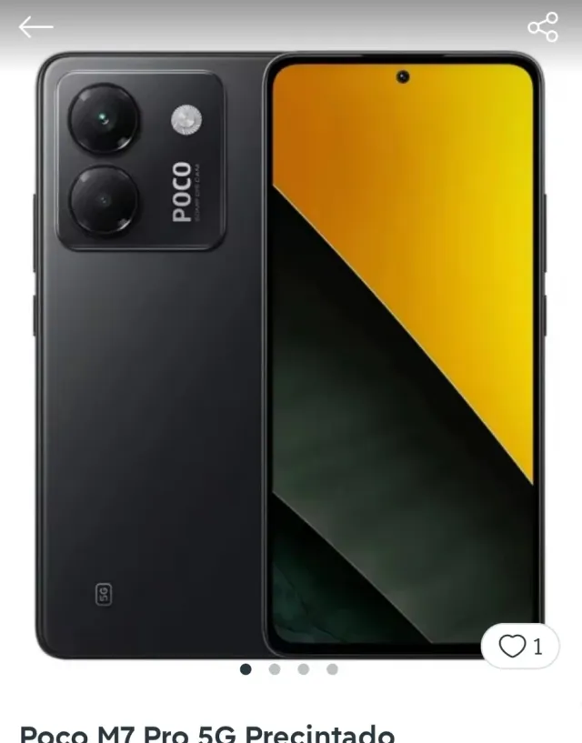 Poco M7 Pro 5G 512GB Negro 12gb precintado