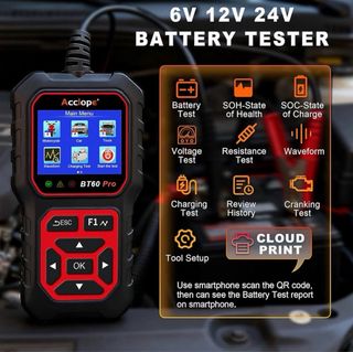 COMPROBADOR DE BATERÍAS BT60 PRO