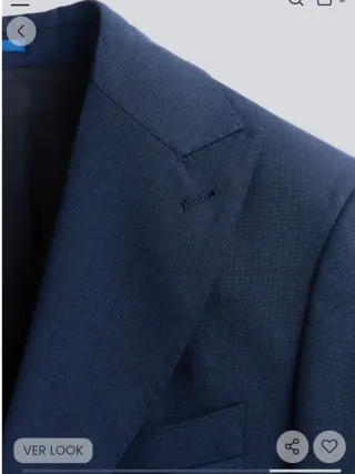 Americana talla 46 azul capo micro Alvaro moreno