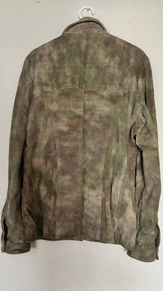 Chaqueta TAKEZO Piel Marrón/Verde