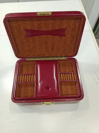 Joyero Cristophle granate