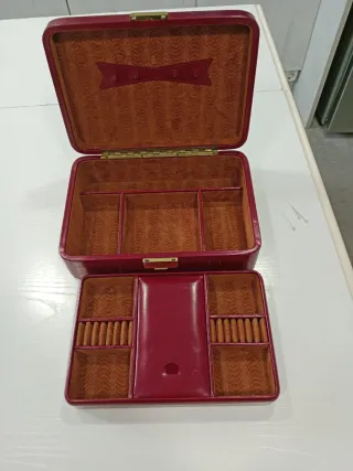 Joyero Cristophle granate