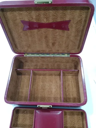 Joyero Cristophle granate