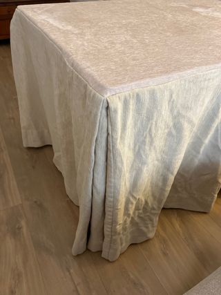 Falda para camilla rectangular de 115x92