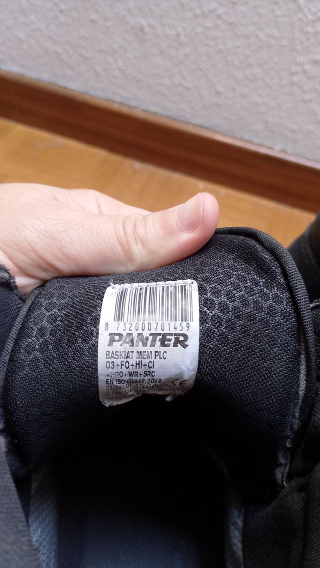 Botas Panter Negras Talla 42