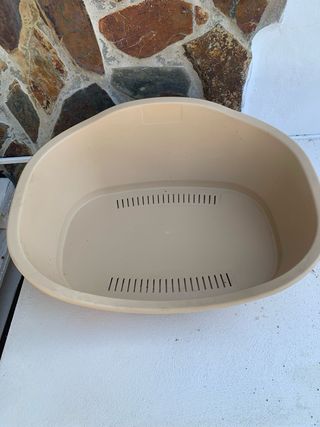 Cama plástico para perro pequeño, son dos