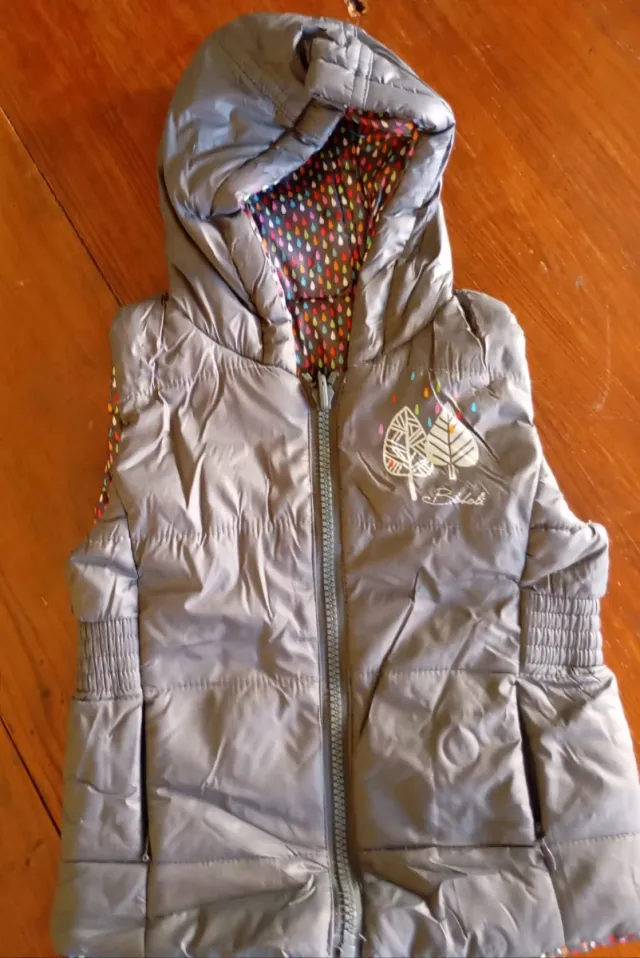 Chaleco acolchado niña 2 años