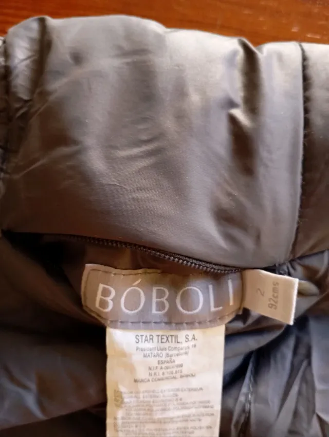 Chaleco acolchado niña 2 años