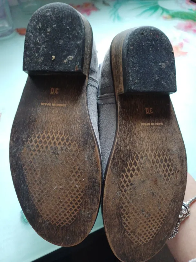 Botas niña piel talla 30