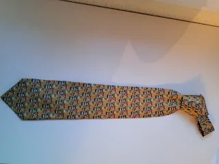 Corbata Loewe Seda Natural Multicolor