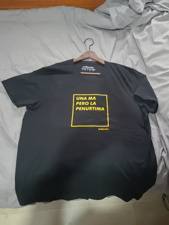 Camiseta Malacara Negra Talla XL